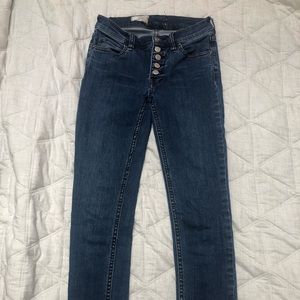 Free people- High waisted jeans